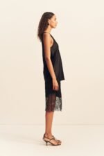 SAVANNA SCOOP NECK TOP - BLACK - Image 4