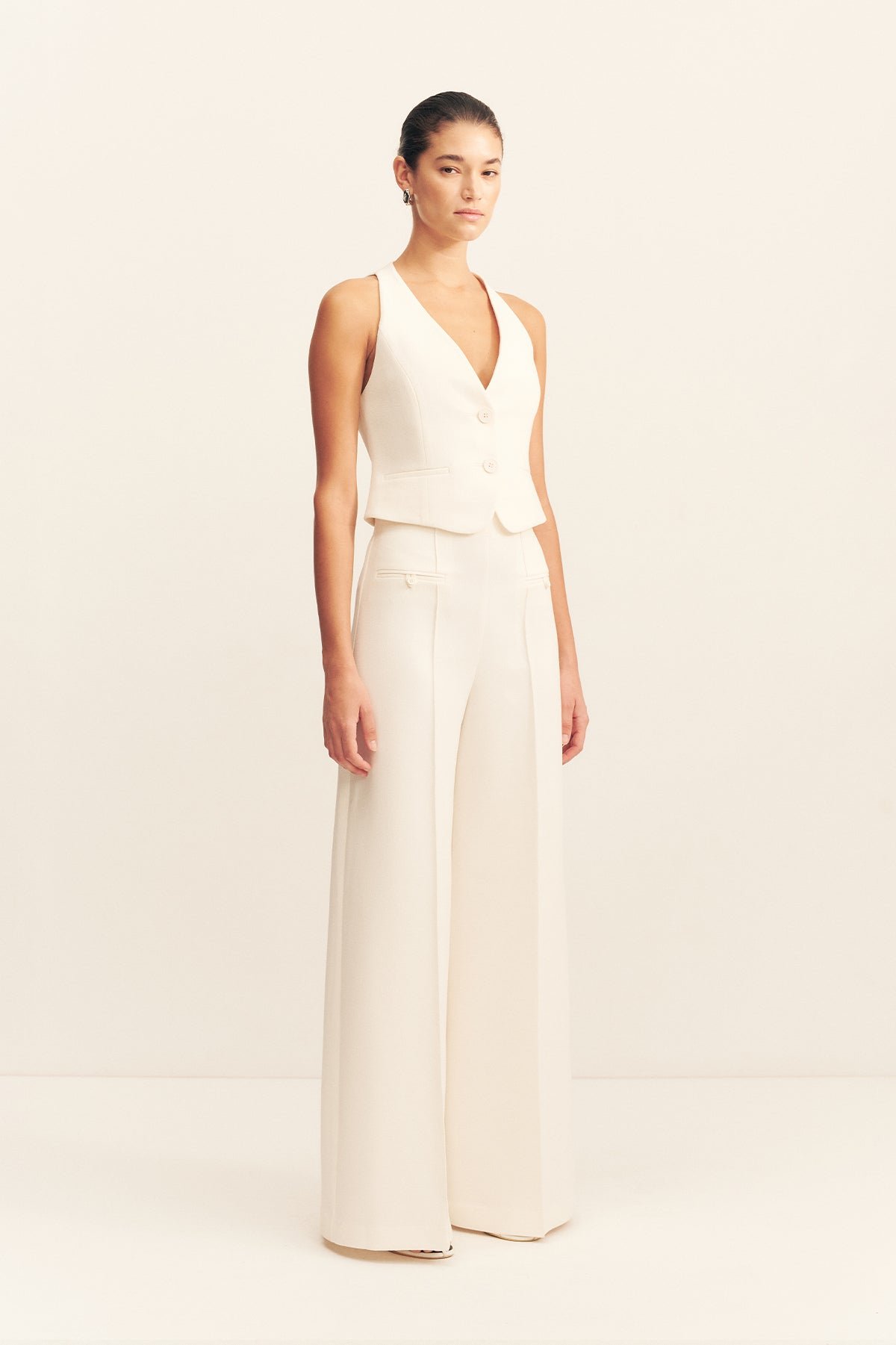 67_Amura_Vest_1254200_CREAM_1414R_53d9d3e6-2ca6-4edd-8957-5d9fe420d197 AMURA HIGH WAISTED WIDE LEG PANT - CREAM - Image 1