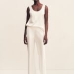 SAVANNA BIAS PANT - IVORY