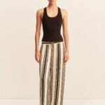 SOL JERSEY RACER BACK TANK - CHOCOLATE