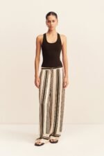 SOL JERSEY RACER BACK TANK - CHOCOLATE