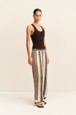 SOL JERSEY RACER BACK TANK - CHOCOLATE - Image 2
