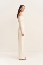 ADRI TUXEDO SIDE PANEL PANT - RICE - Image 3