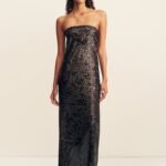 AMERIE STRAPLESS MAXI DRESS - PORT ROYALE