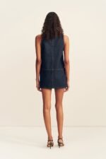RITA COLLARED SHIFT MINI DRESS - Image 4