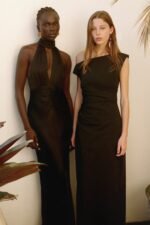 CAMPBELL OFF SHOULDER MAXI DRESS - BLACK - Image 6