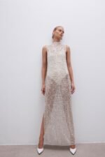ASTERI HIGH NECK SLEEVELESS MAXI DRESS - Image 6