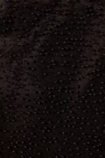 MONA BEADED LONG SLEEVE MINI DRESS - BLACK - Image 9
