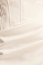 OAKLEY STRAPLESS DRAPED MAXI DRESS - IVORY - Image 7