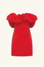 CAMPBELL STRAPLESS BUBBLE MINI DRESS - GOJI - Image 8