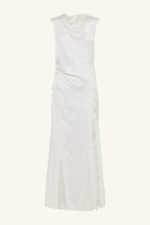 ALLEGRA LACE PANELLED MAXI DRESS - IVORY - Image 8