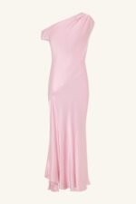 LA LUNE ASYMMETRICAL DRAPED MAXI DRESS - BLOSSOM - Image 7