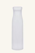 OTIS STRAPLESS PANELLED MAXI DRESS - SKY - Image 9